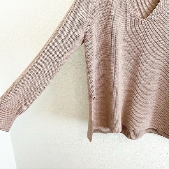 Athleta Switchback Pullover Sweater Rose Size Small - Picture 4 of 11